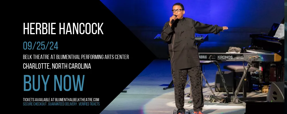 Herbie Hancock at Belk Theatre at Blumenthal Performing Arts Center